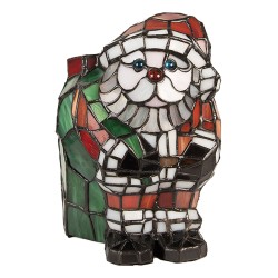 Lumilamp Table Lamp Santa Claus 17x11x22 cm Multicoloured Glass