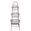 Clayre & Eef Opbergrek Manden 43x43x116 cm Bruin Metaal