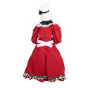 Clayre & Eef Weihnachtsfigur 45 cm Rot Textil auf Kunststoff