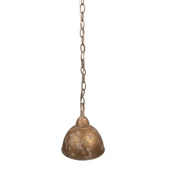 Clayre & Eef Lampe à suspension Ø 20x22 cm Couleur or Métal
