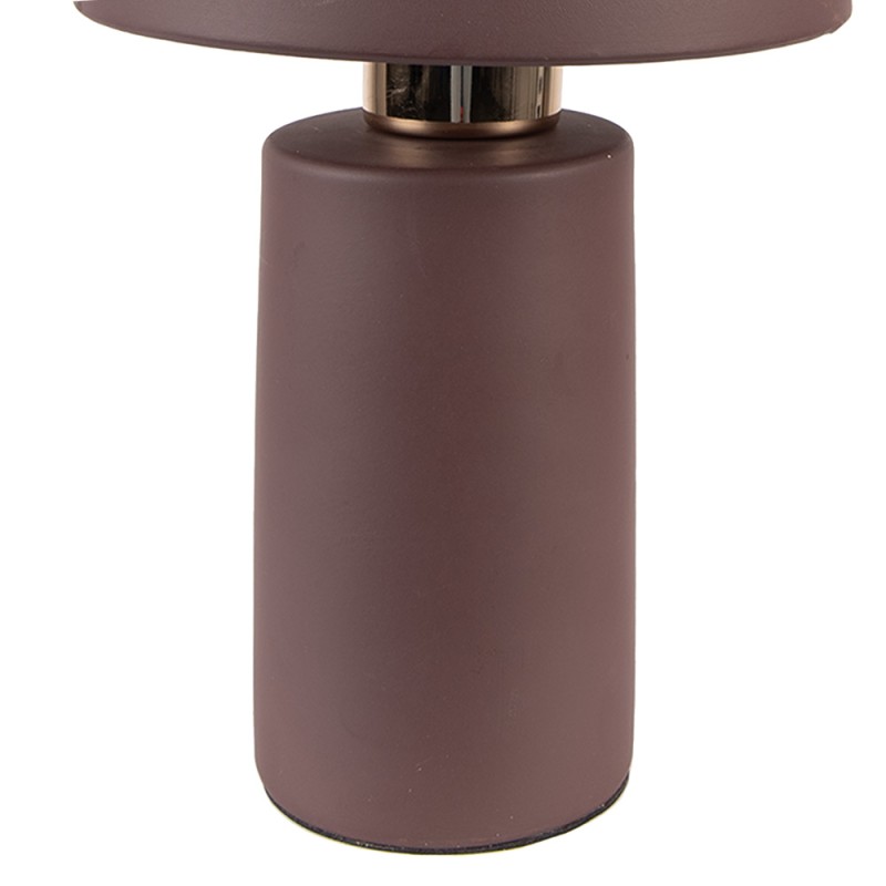 Gabriël Mushroom Table Lamp Ø 18x30 cm Brown Metal