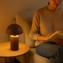 Gabriël Mushroom Table Lamp Ø 18x30 cm Brown Metal