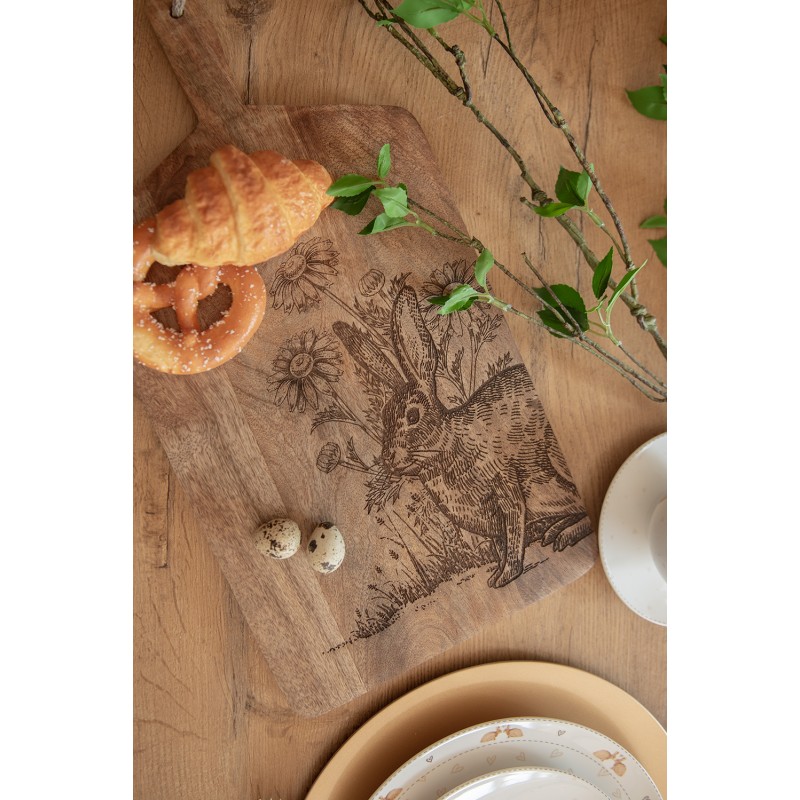 Clayre & Eef Decorazione 10x9x2 cm Marrone Plastica