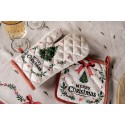 Clayre & Eef Ovenwant 18x30 cm Beige Katoen Kerst