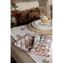 Clayre & Eef Ovenwant 18x30 cm Beige Katoen Gingerbread man