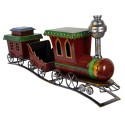 Clayre & Eef Dekorationsfigur Zug 70x15x36 cm Rot Metall