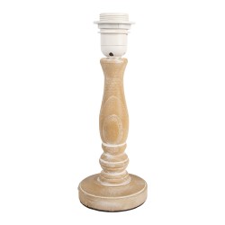Clayre & Eef Lampenfuß Ø 16x28 cm Braun Holz Rund