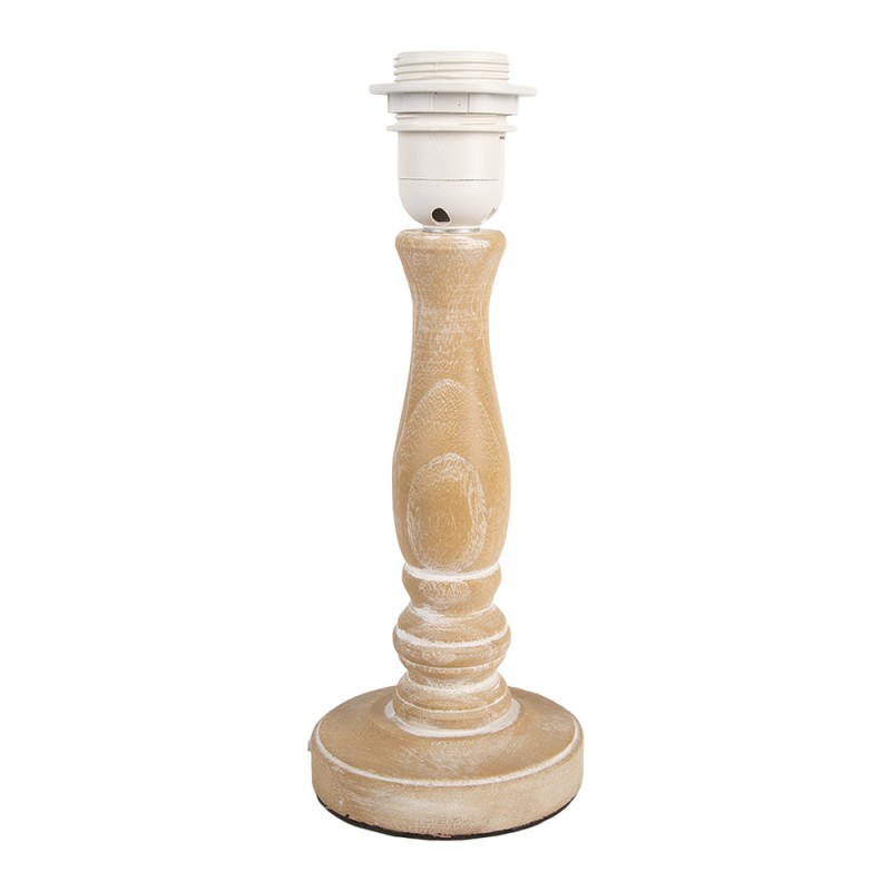 Clayre & Eef Lampenfuß Ø 16x28 cm Braun Holz Rund