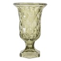 Clayre & Eef Vase Ø 12x18 cm Grün Glas