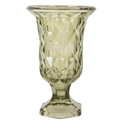 Clayre & Eef Vaso Ø 12x18 cm Verde Vetro