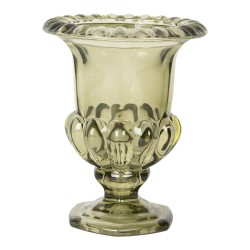 Clayre & Eef Vaso Ø 12x14 cm Verde Vetro