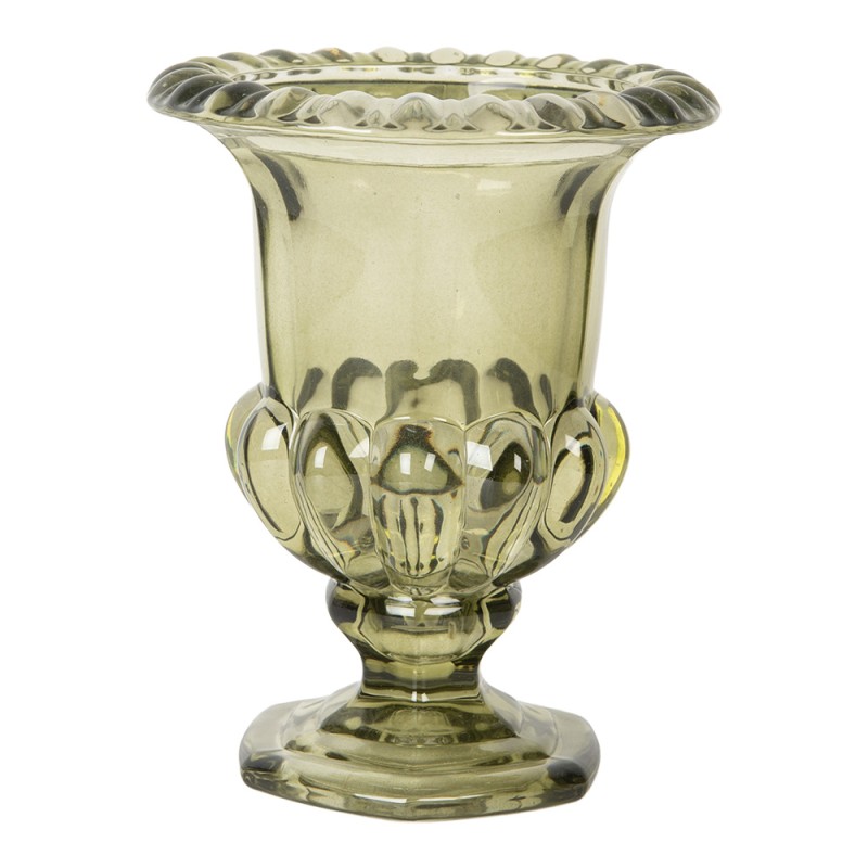 Clayre & Eef Vaso Ø 12x14 cm Verde Vetro