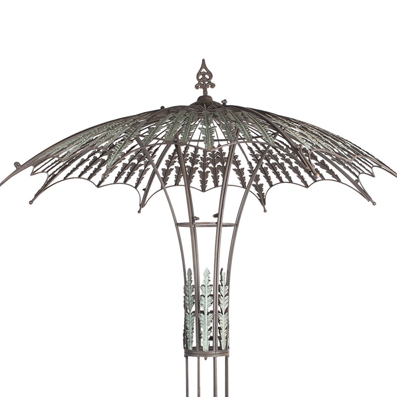 Clayre & Eef Banc de jardin Ø 152x234 cm Vert Métal