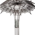 Clayre & Eef Banc de jardin Ø 152x234 cm Vert Métal