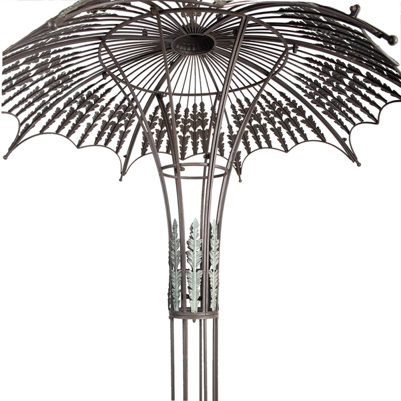 Clayre & Eef Banc de jardin Ø 152x234 cm Vert Métal