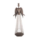 Clayre & Eef Statuetta decorativa 28x19x75 cm Marrone Metallo