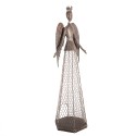 Clayre & Eef Statuetta decorativa 28x19x75 cm Marrone Metallo
