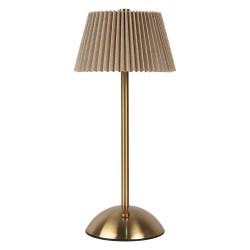 Gabriël Lampe de table 14x31 cm Beige Métal