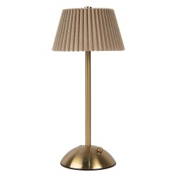Gabriël Lampe de table 14x31 cm Beige Métal