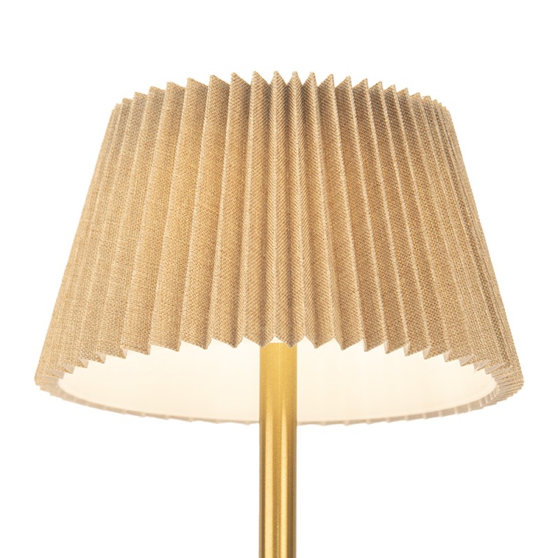 Gabriël Lampe de table 14x31 cm Beige Métal