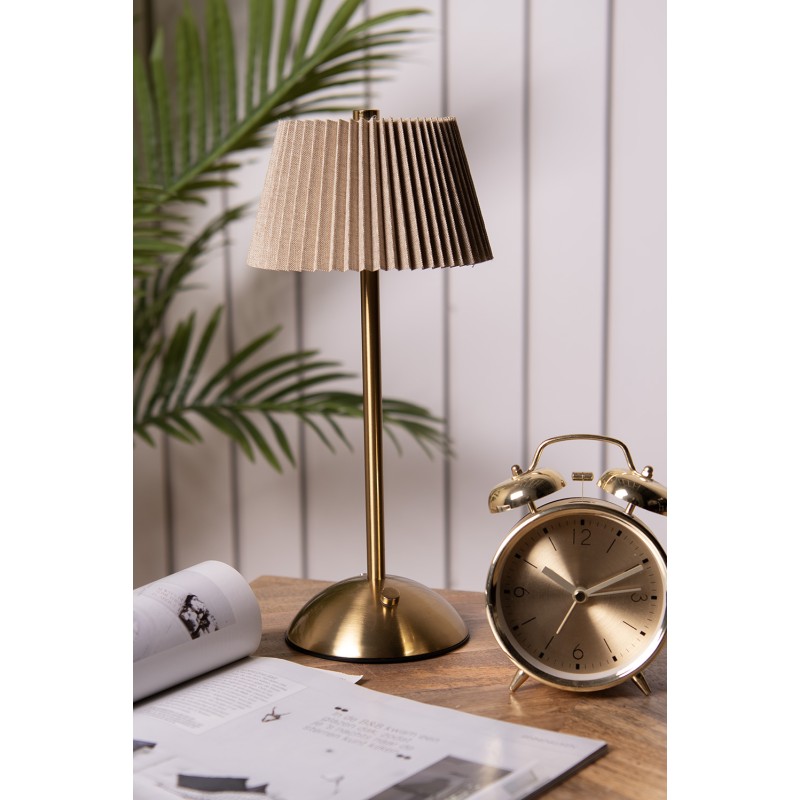 Gabriël Lampe de table 14x31 cm Beige Métal