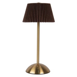Gabriël Tischlampe 14x31 cm Braun Metall