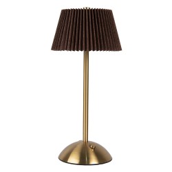 Gabriël Tischlampe 14x31 cm Braun Metall