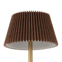 Gabriël Tischlampe 14x31 cm Braun Metall