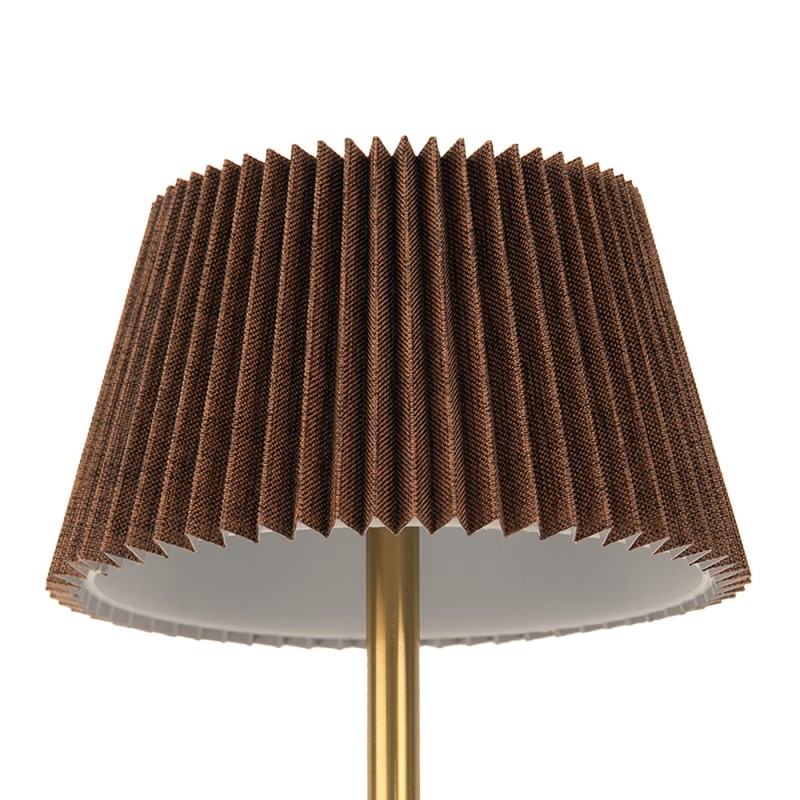 Gabriël Tischlampe 14x31 cm Braun Metall