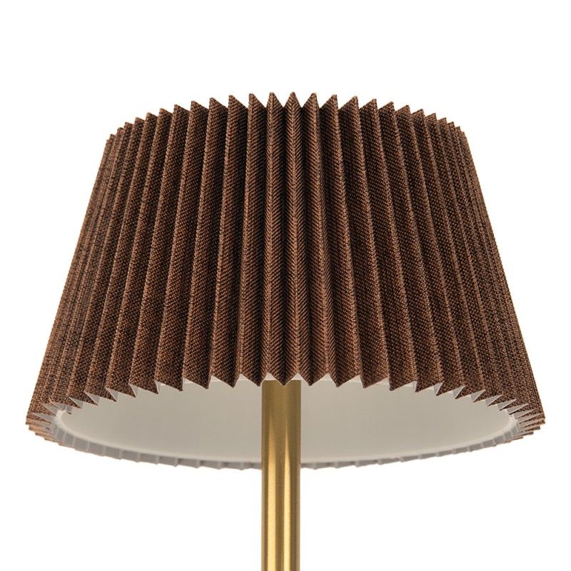 Gabriël Tischlampe 14x31 cm Braun Metall