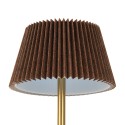 Gabriël Tischlampe 14x31 cm Braun Metall