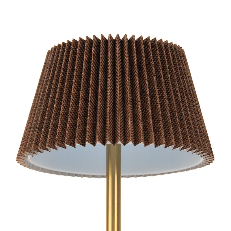 Gabriël Tischlampe 14x31 cm Braun Metall