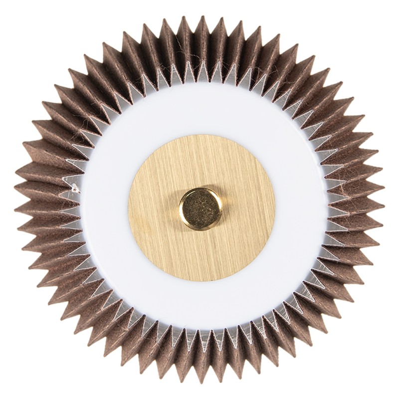 Gabriël Tischlampe 14x31 cm Braun Metall
