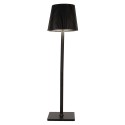 Gabriël Tafellamp Ø 12x41 cm Zwart Metaal