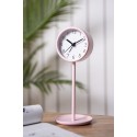 Gabriël Analog Alarm Clock Ø 9x21 cm Pink Metal