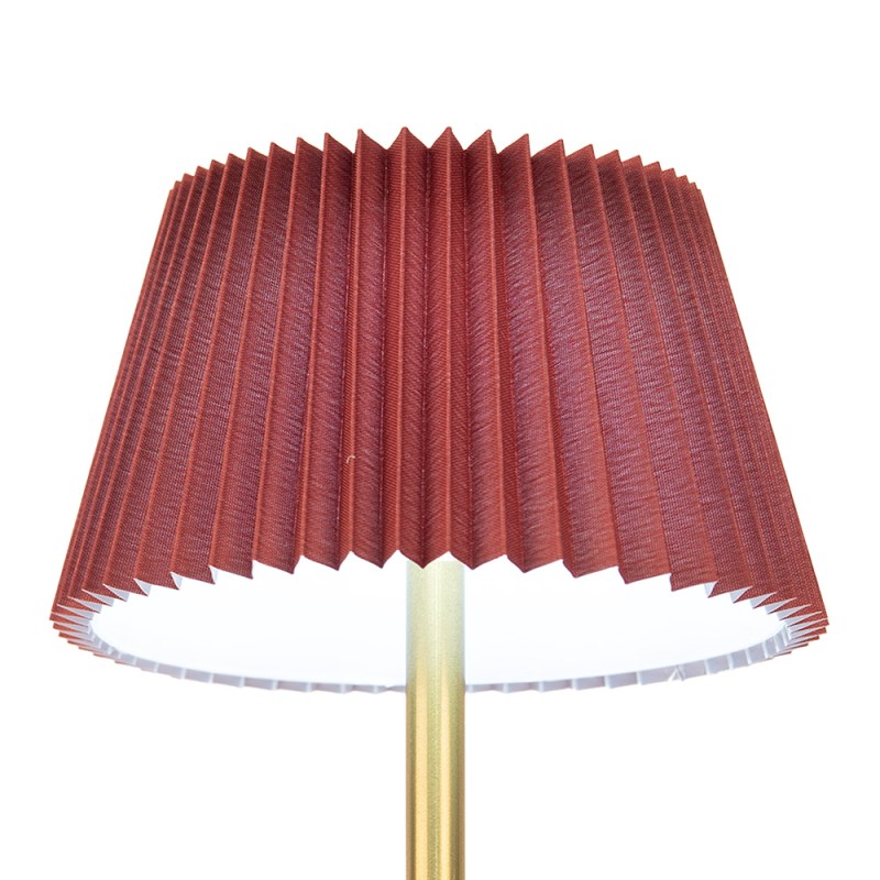 Gabriël Lampada da tavolo 14x31 cm Rosso Metallo