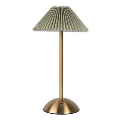 Gabriël Tischlampe Ø 16x30 cm Grün Metall