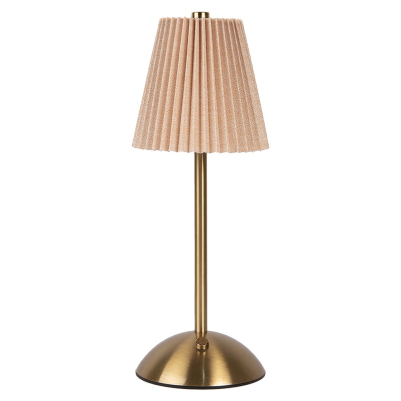 Gabriël Lampe de table Ø 12x30 cm Beige Métal