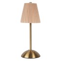 Gabriël Lampe de table Ø 12x30 cm Beige Métal