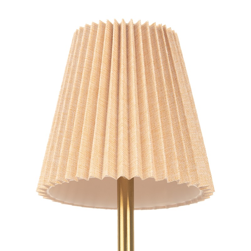 Gabriël Lampe de table Ø 12x30 cm Beige Métal