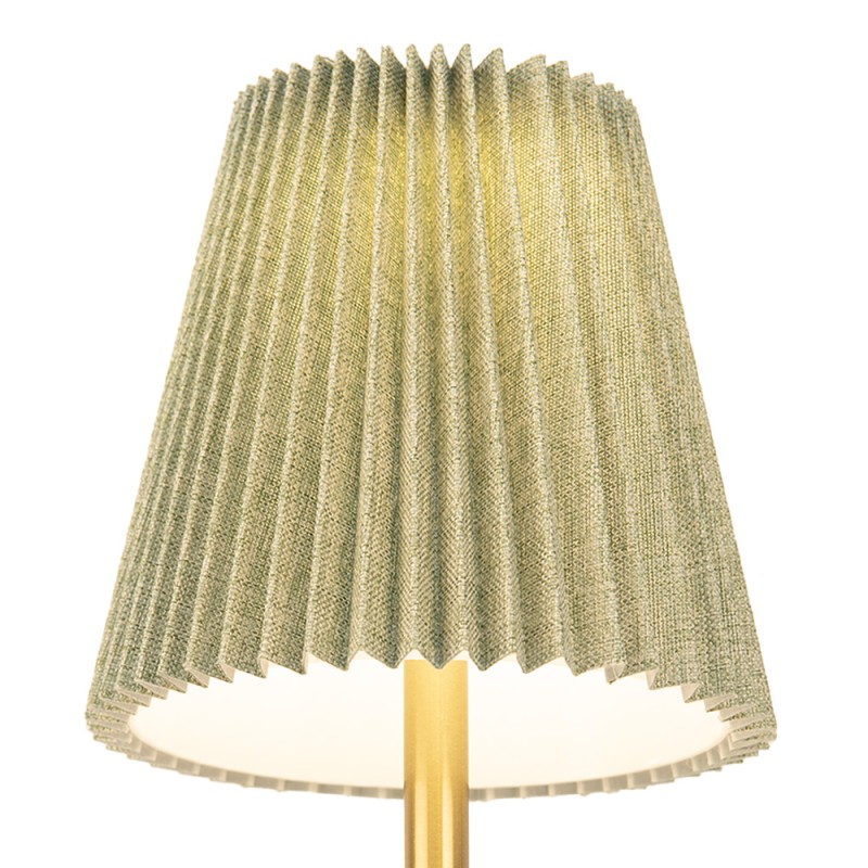 Gabriël Lampada da tavolo Ø 12x30 cm Verde Metallo