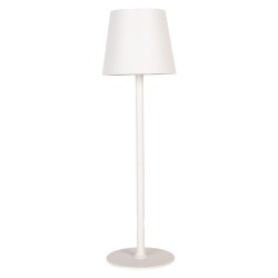 Gabriël Tischlampe Ø 11x36 cm Weiß Metall