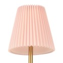 Gabriël Lampe de table Ø 12x30 cm Rose Métal