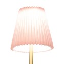 Gabriël Lampe de table Ø 12x30 cm Rose Métal