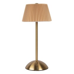Gabriël Tischlampe 14x31 cm Gelb Metall