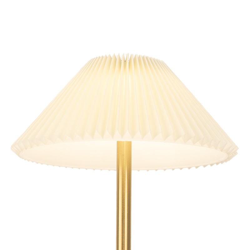 Gabriël Tischlampe Ø 16x30 cm Gelb Metall