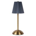 Gabriël Tischlampe Ø 12x30 cm Blau Metall