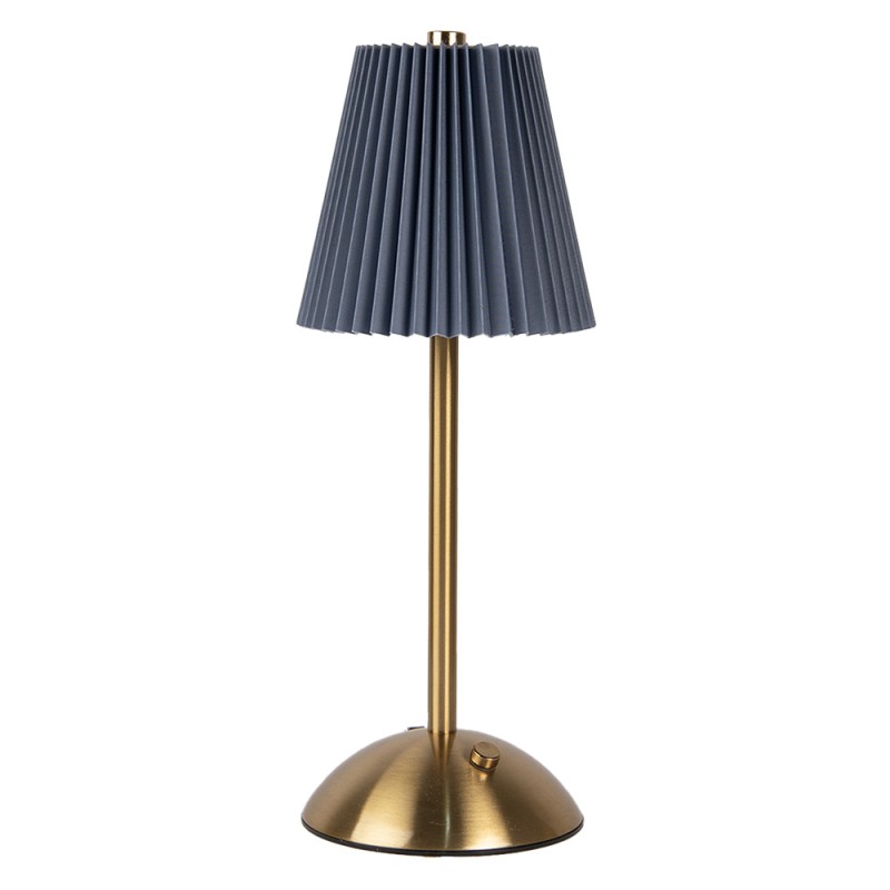 Gabriël Tischlampe Ø 12x30 cm Blau Metall