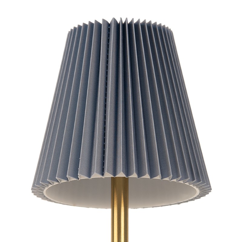 Gabriël Tischlampe Ø 12x30 cm Blau Metall