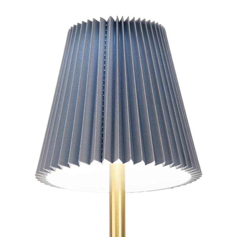 Gabriël Tischlampe Ø 12x30 cm Blau Metall